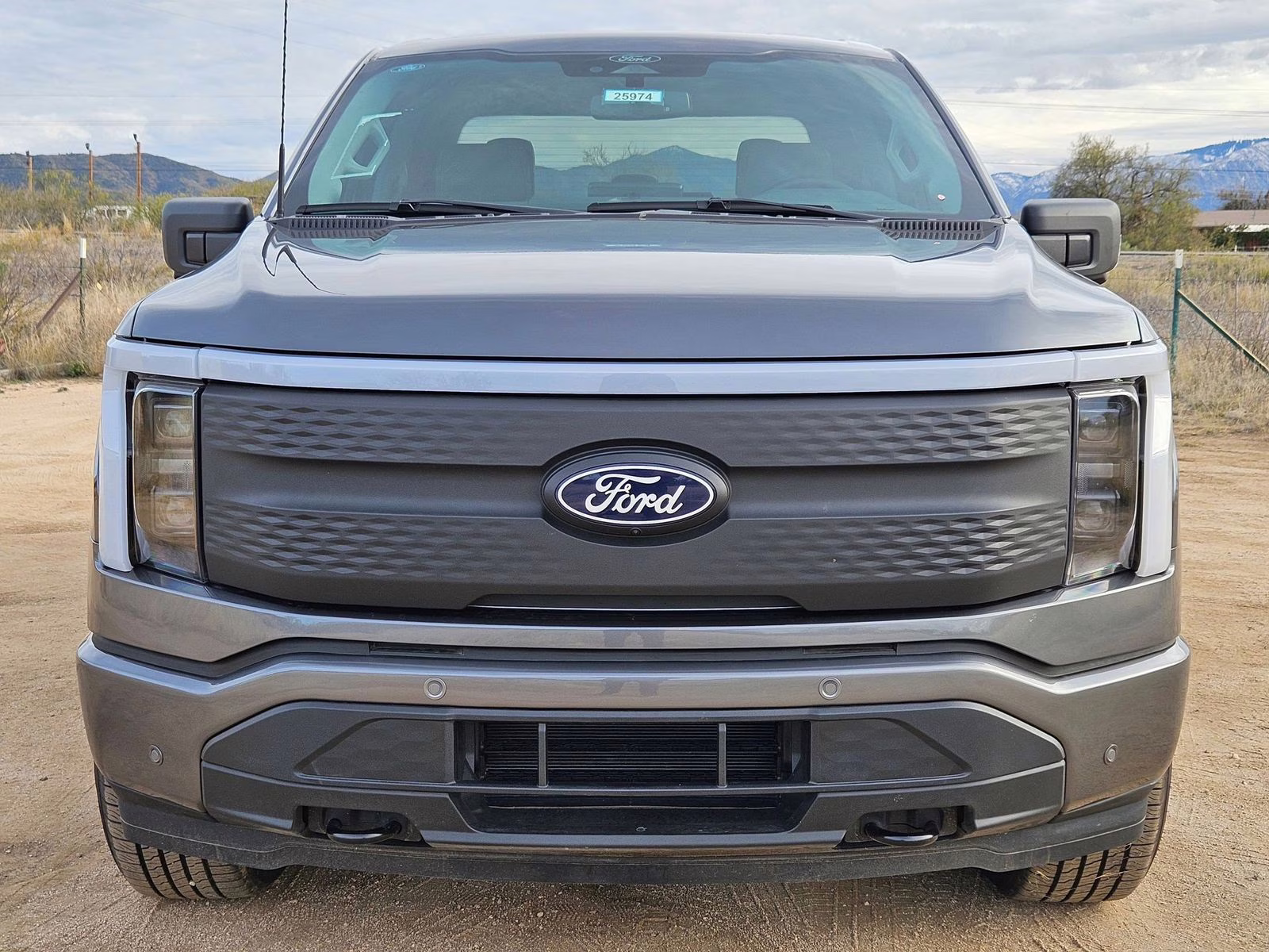 2025 Gray Metallic Ford F-150 Lightning Flash AWD Truck