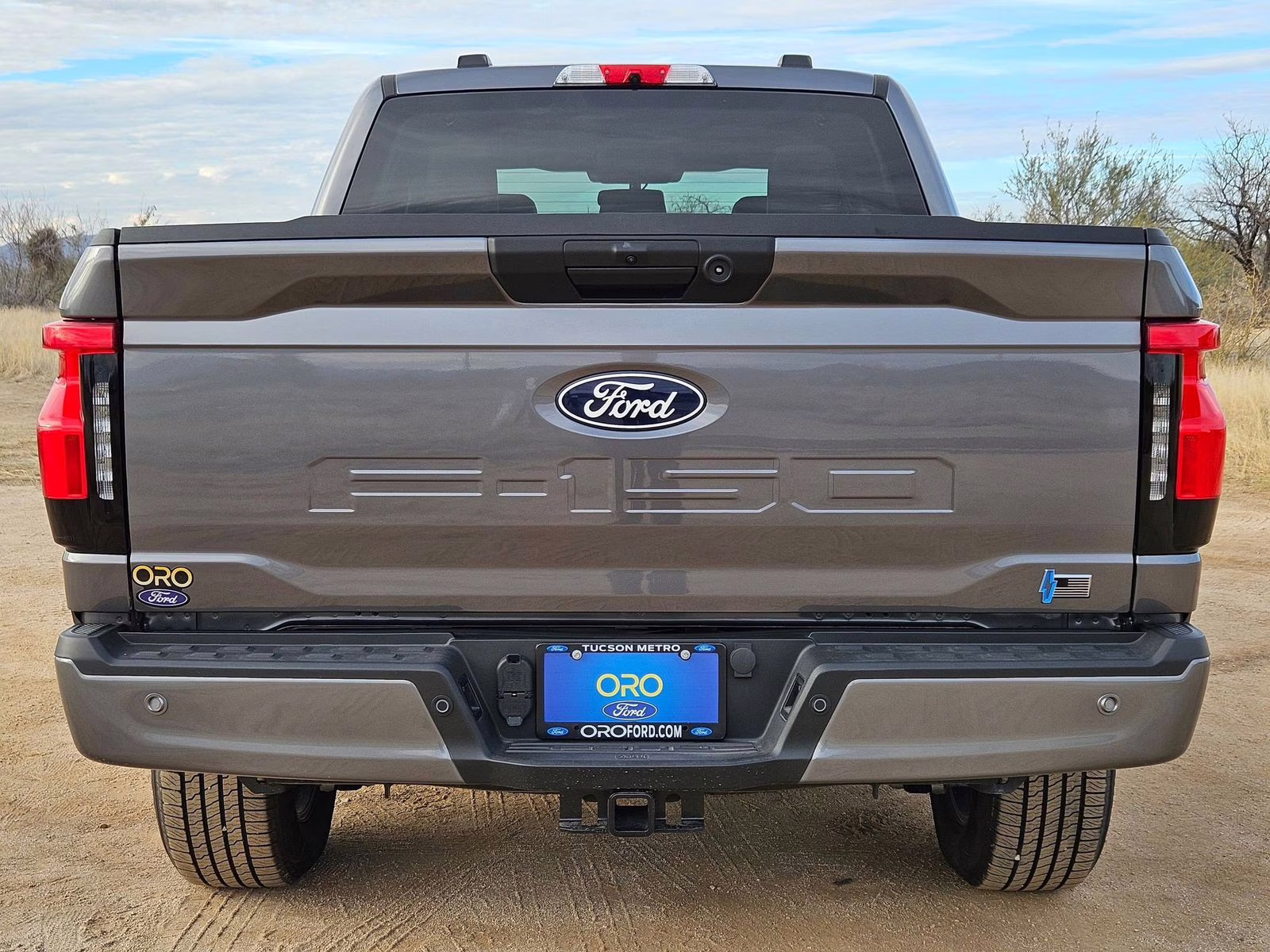 2025 Gray Metallic Ford F-150 Lightning Flash AWD Truck