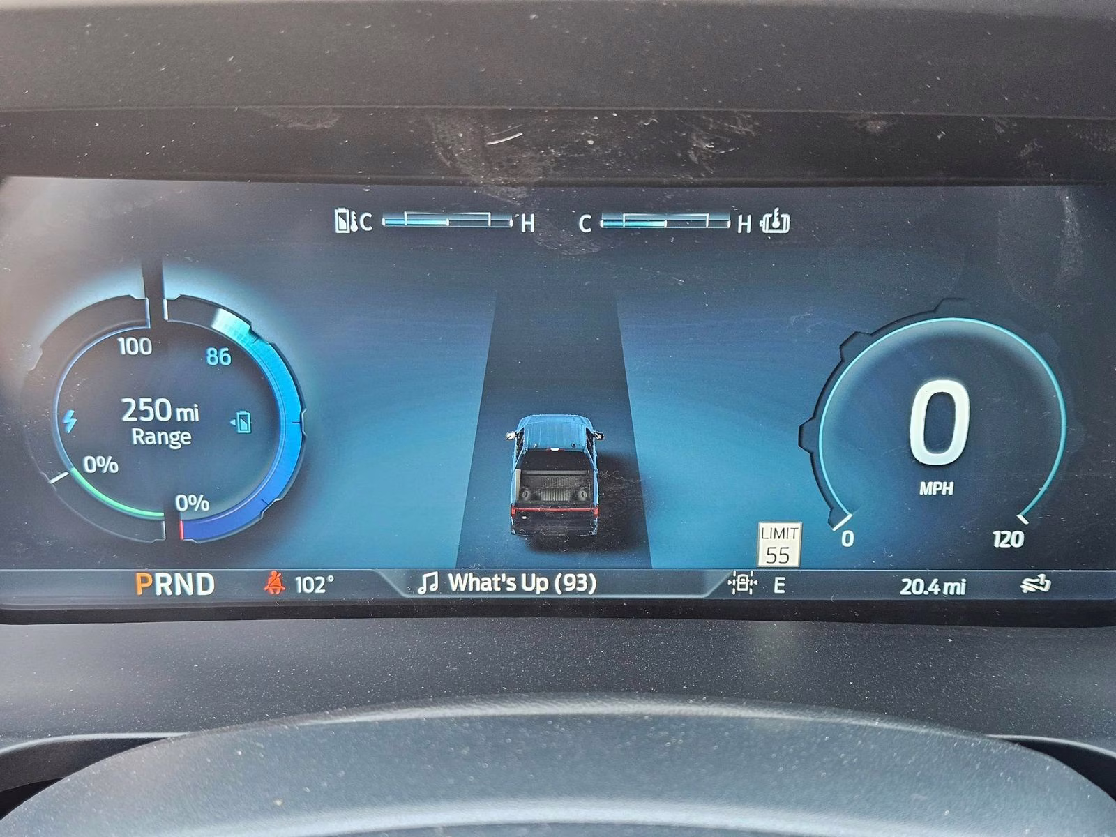 2025 White Metallic Ford F-150 Lightning Flash AWD Truck