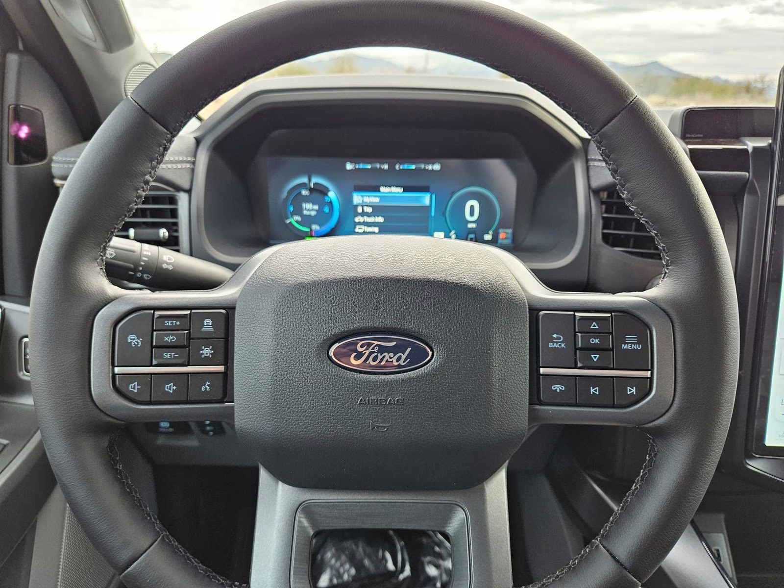 2025 Silver Metallic Ford F-150 Lightning Flash AWD Truck