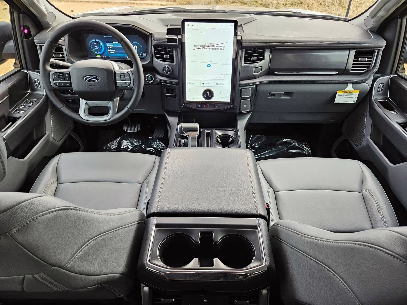 2025 Silver Metallic Ford F-150 Lightning Flash AWD Truck