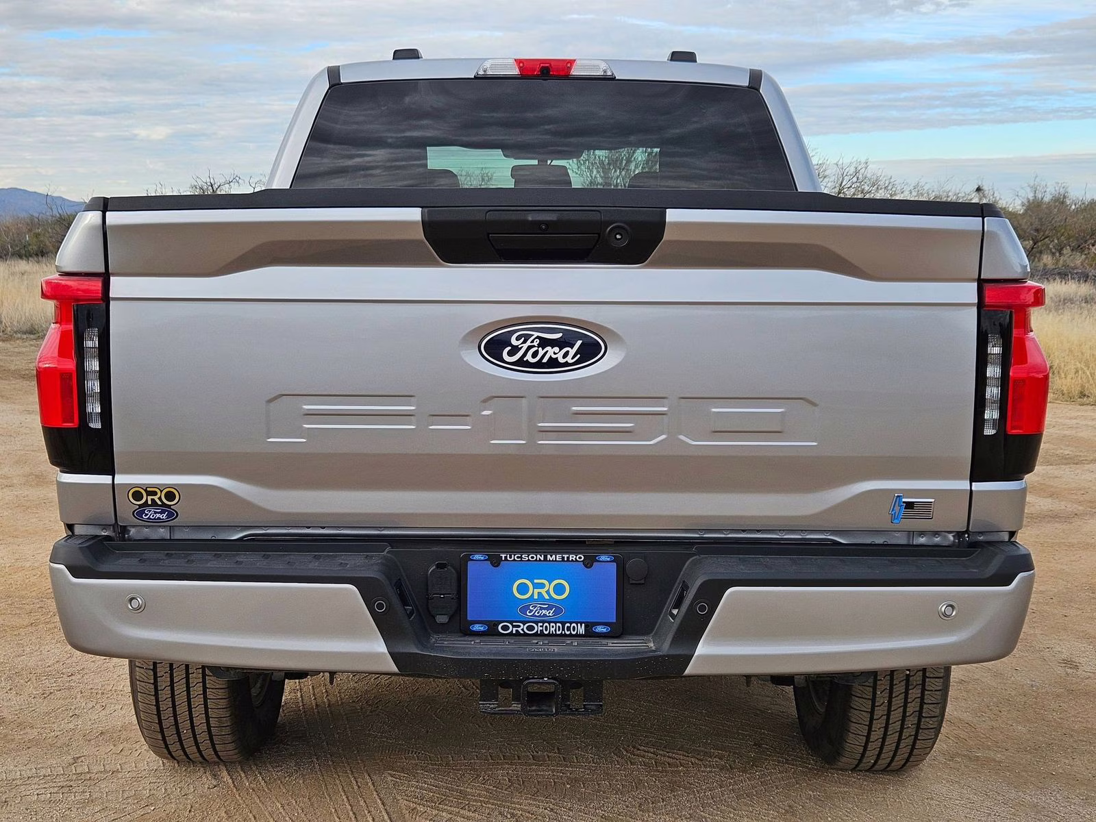 2025 Silver Metallic Ford F-150 Lightning Flash AWD Truck