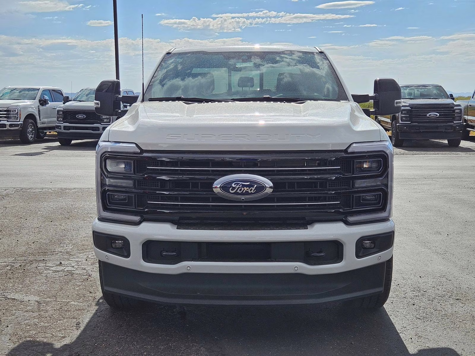 2025 White Metallic Ford Super Duty F-250 SRW Platinum 4X4 Truck