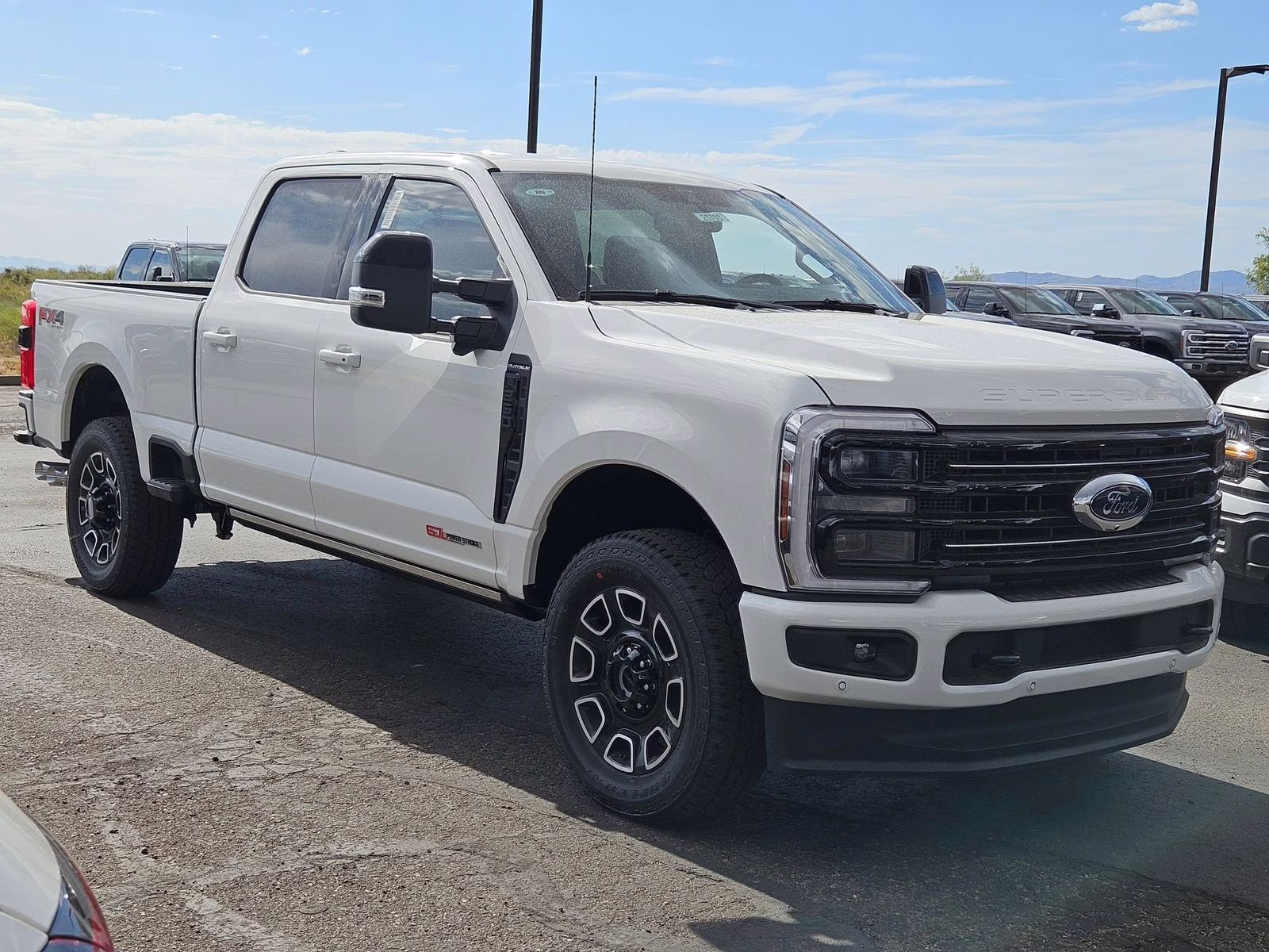 2025 White Metallic Ford Super Duty F-250 SRW Platinum 4X4 Truck