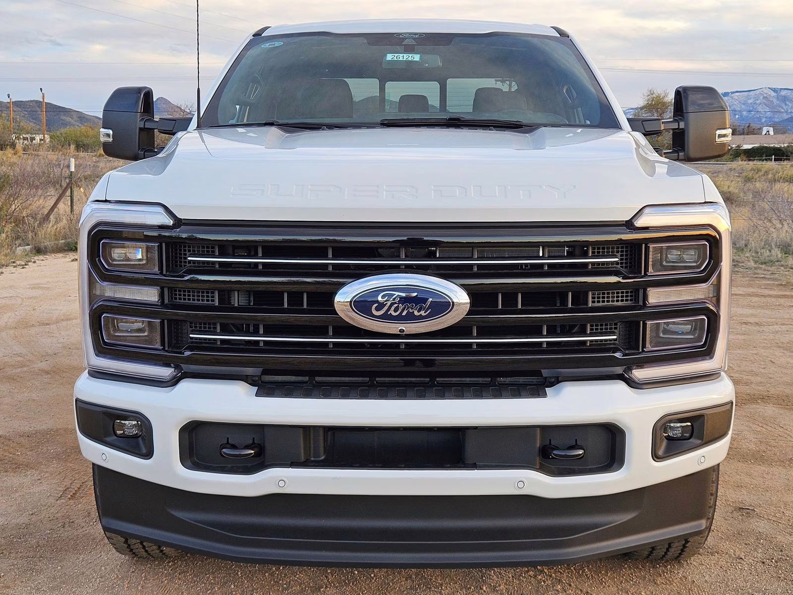 2026 White Metallic Ford Super Duty F-250 SRW Platinum 4X4 Truck