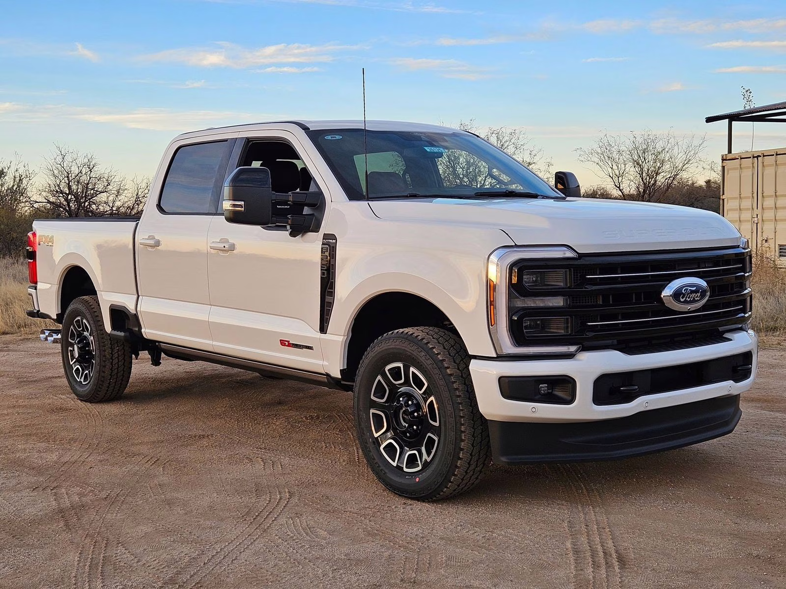 2026 White Metallic Ford Super Duty F-250 SRW Platinum 4X4 Truck