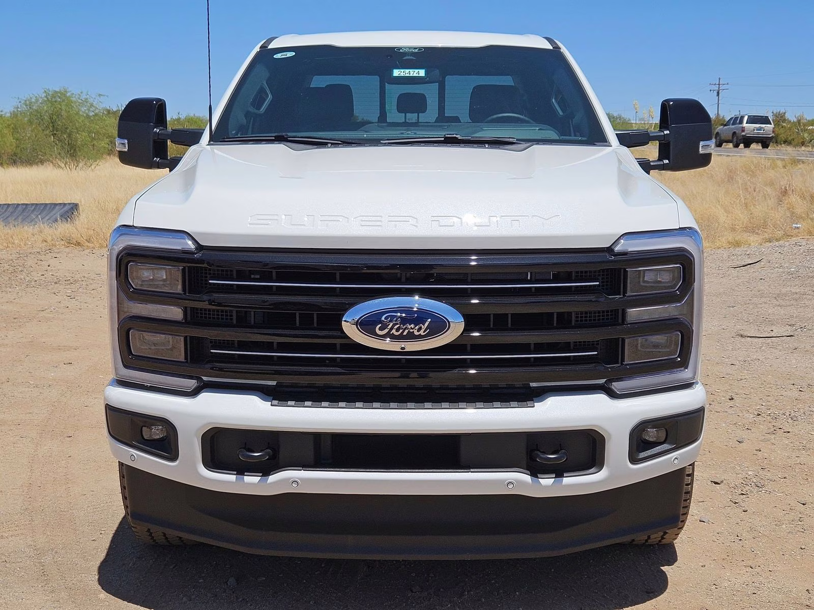 2025 White Metallic Ford Super Duty F-250 SRW Platinum 4X4 Truck