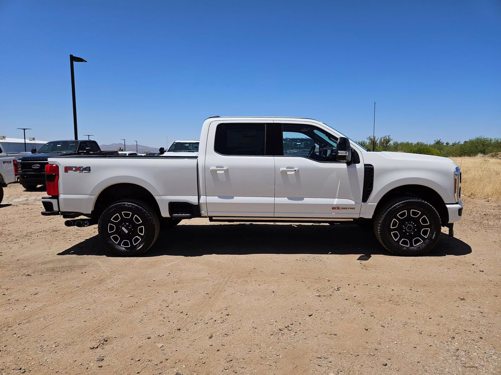 2025 White Metallic Ford Super Duty F-250 SRW Platinum 4X4 Truck