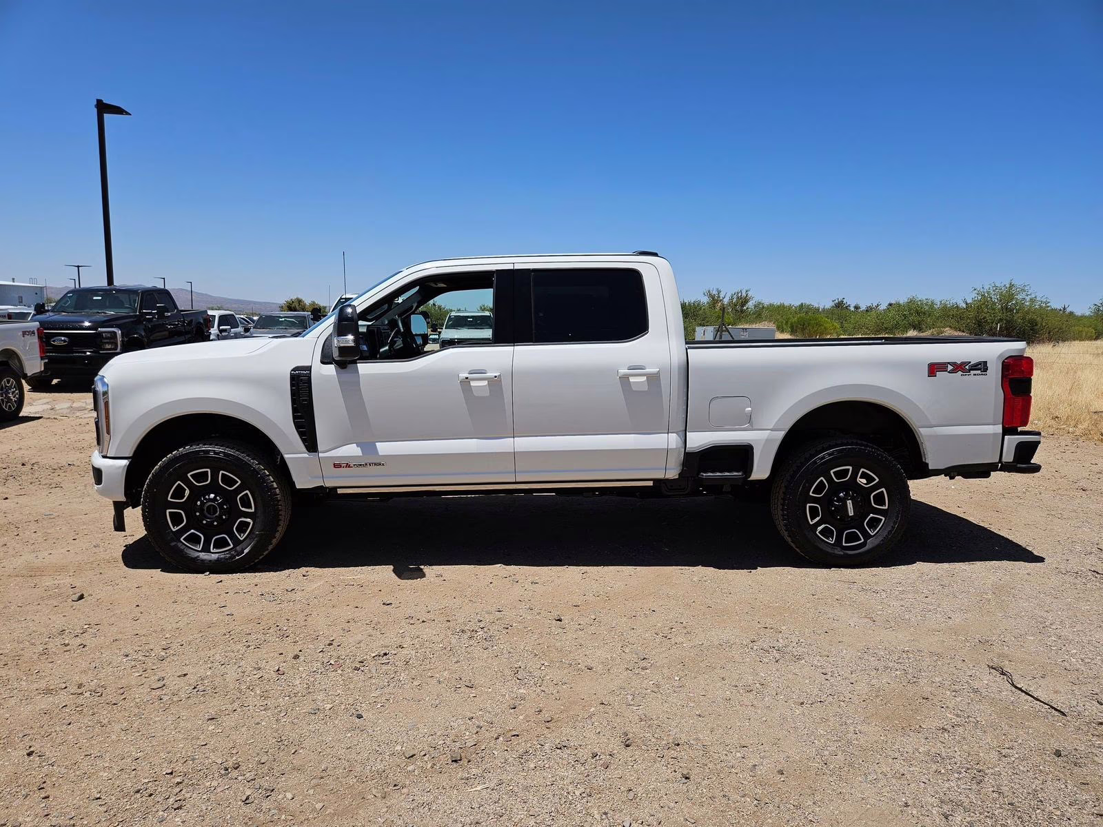 2025 White Metallic Ford Super Duty F-250 SRW Platinum 4X4 Truck