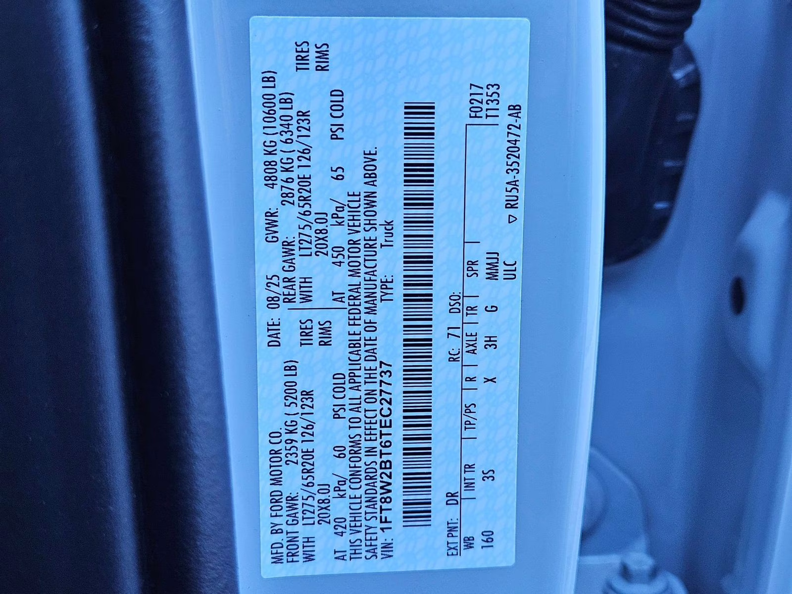 2026 Avalanche Ford Super Duty F-250 SRW XLT 4X4 Truck