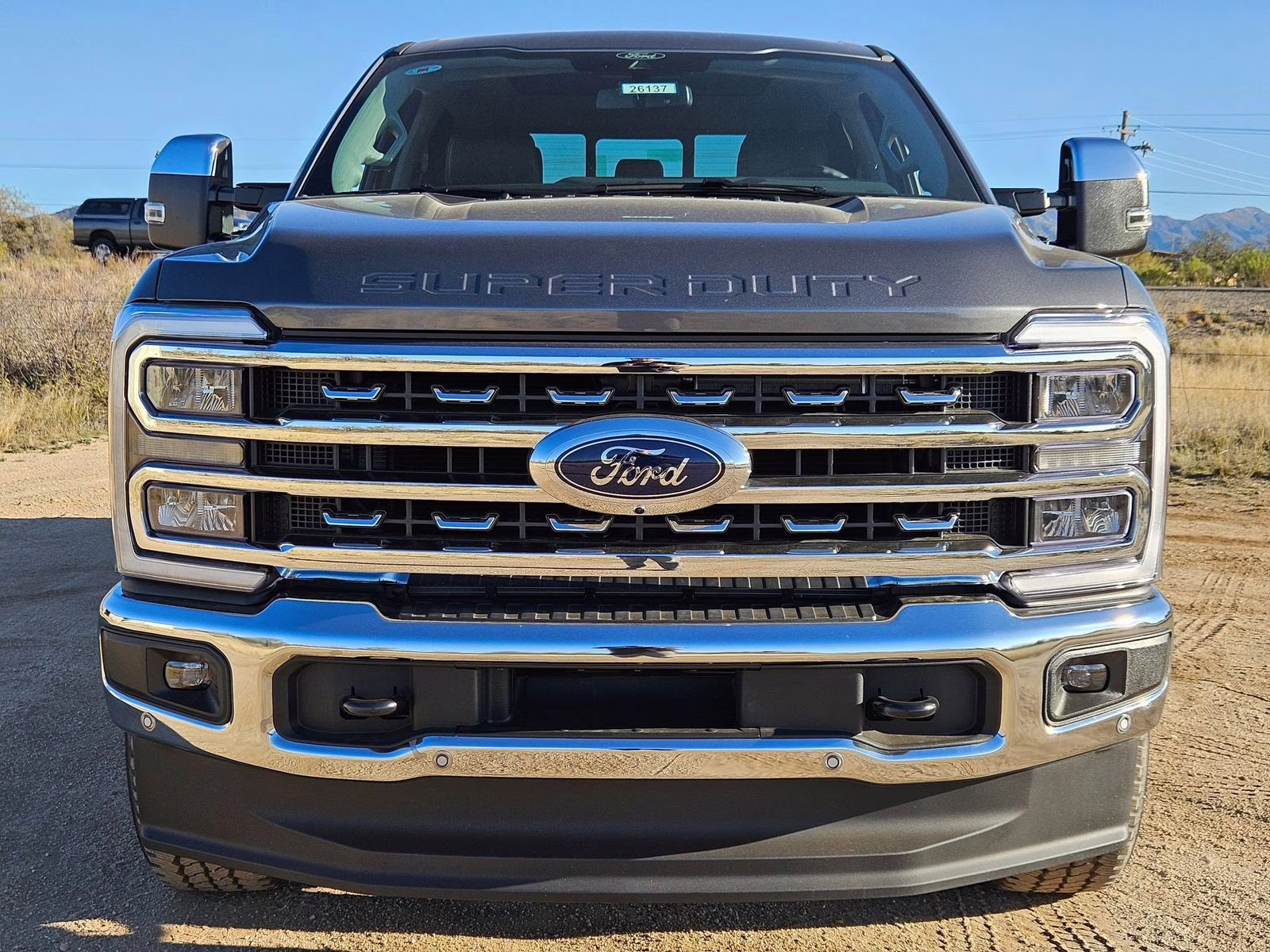 2026 Gray Metallic Ford Super Duty F-350 SRW Lariat 4X4 Truck