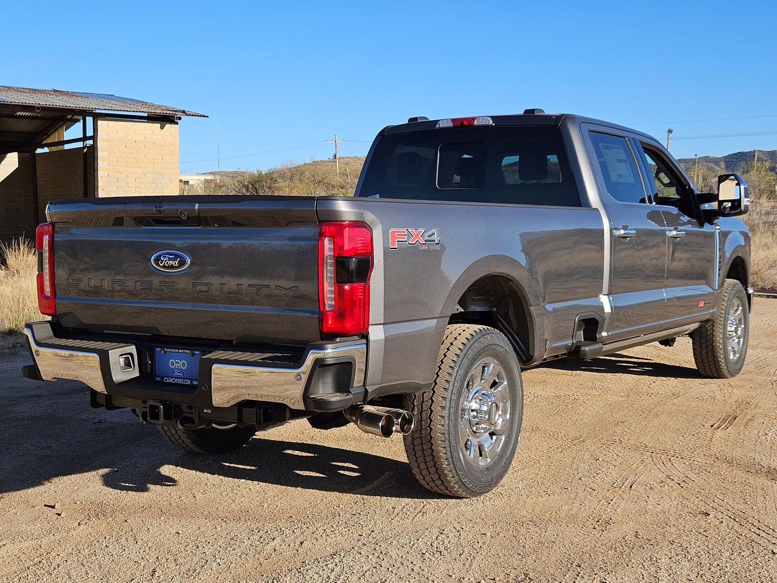 2026 Gray Metallic Ford Super Duty F-350 SRW Lariat 4X4 Truck