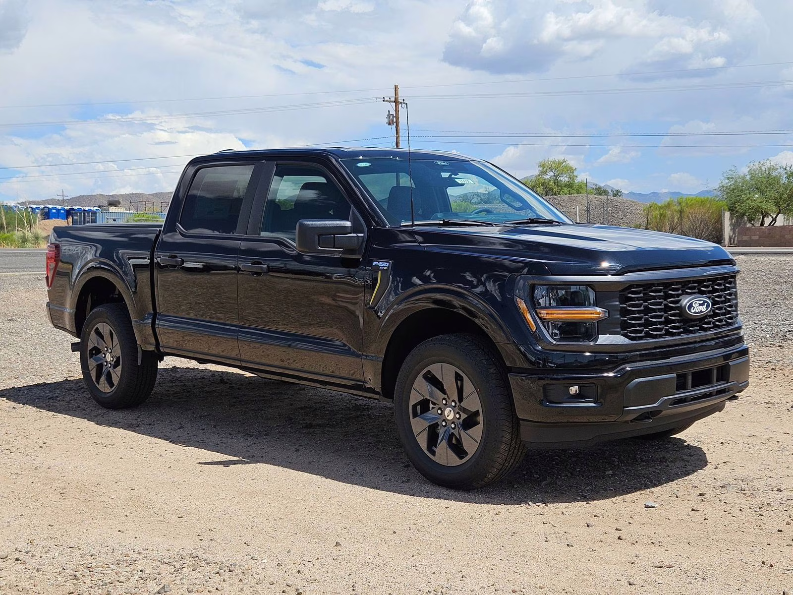 2025 Black Metallic Ford F-150 STX 4X4 Truck