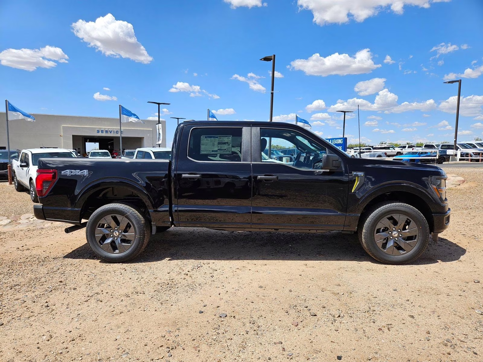 2025 Black Metallic Ford F-150 STX 4X4 Truck