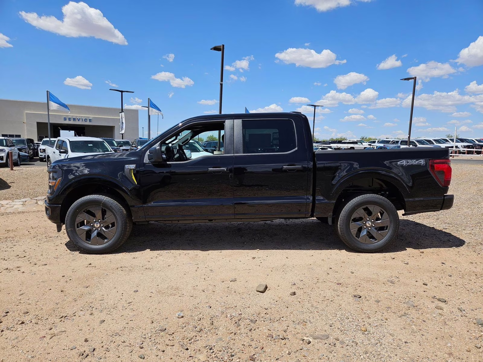 2025 Black Metallic Ford F-150 STX 4X4 Truck
