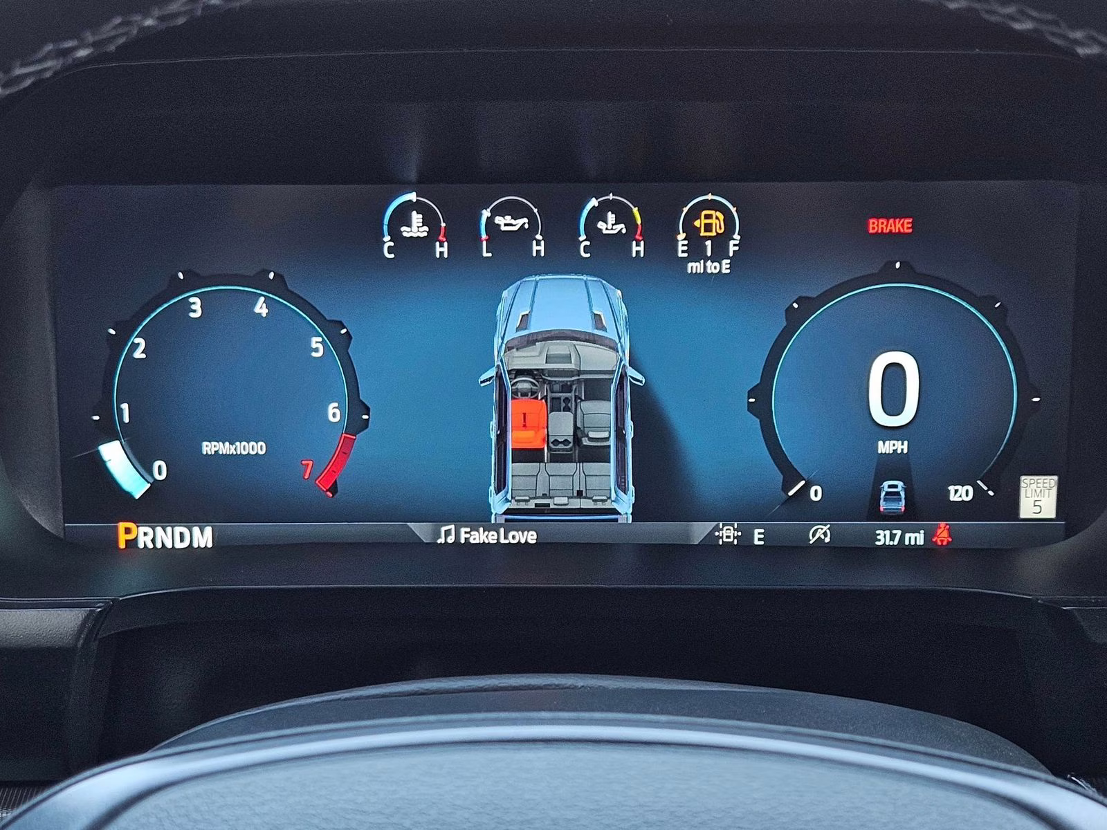 2025 Blue Metallic Ford F-150 Lariat 4X4 Truck