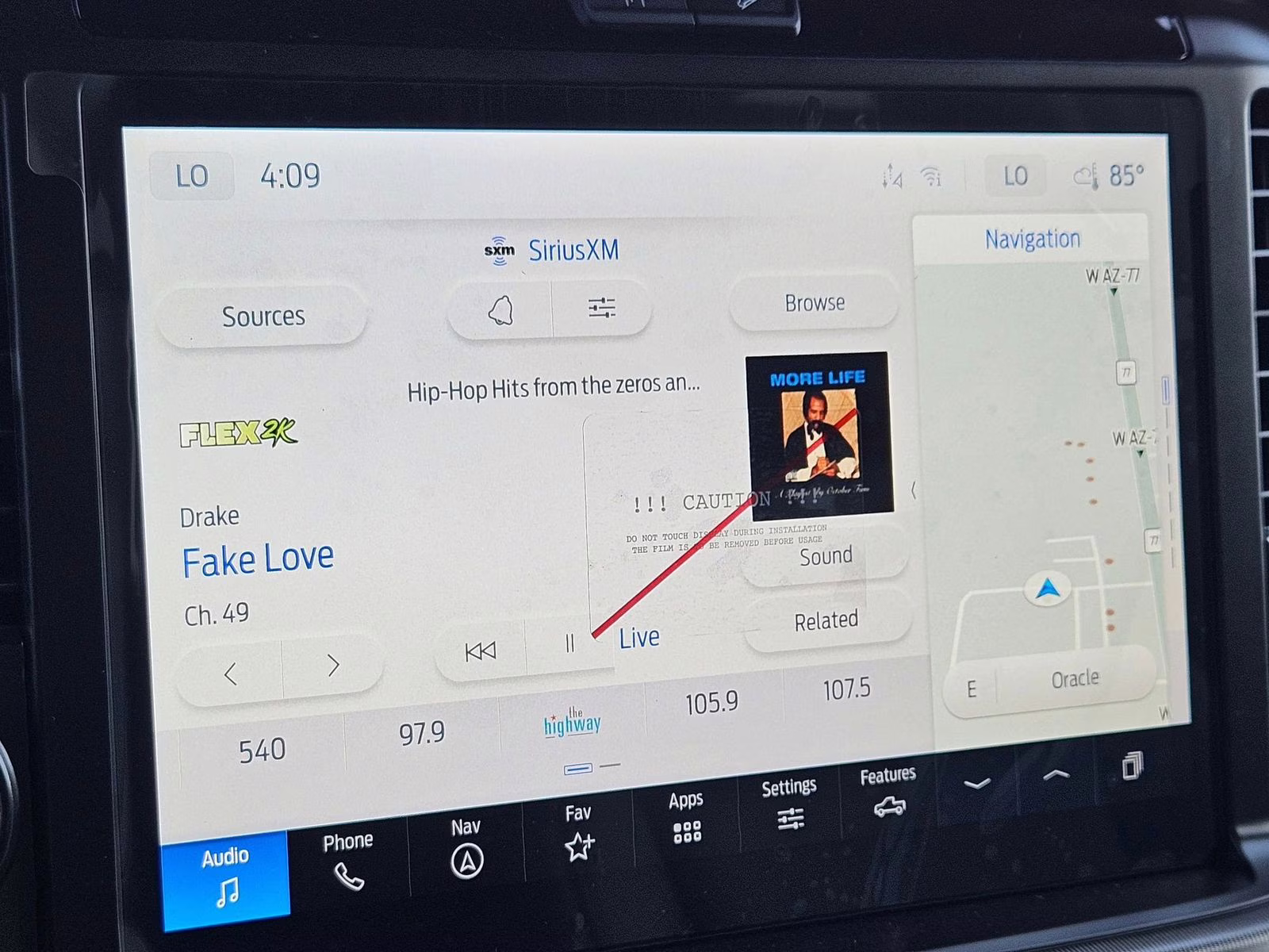 2025 Blue Metallic Ford F-150 Lariat 4X4 Truck