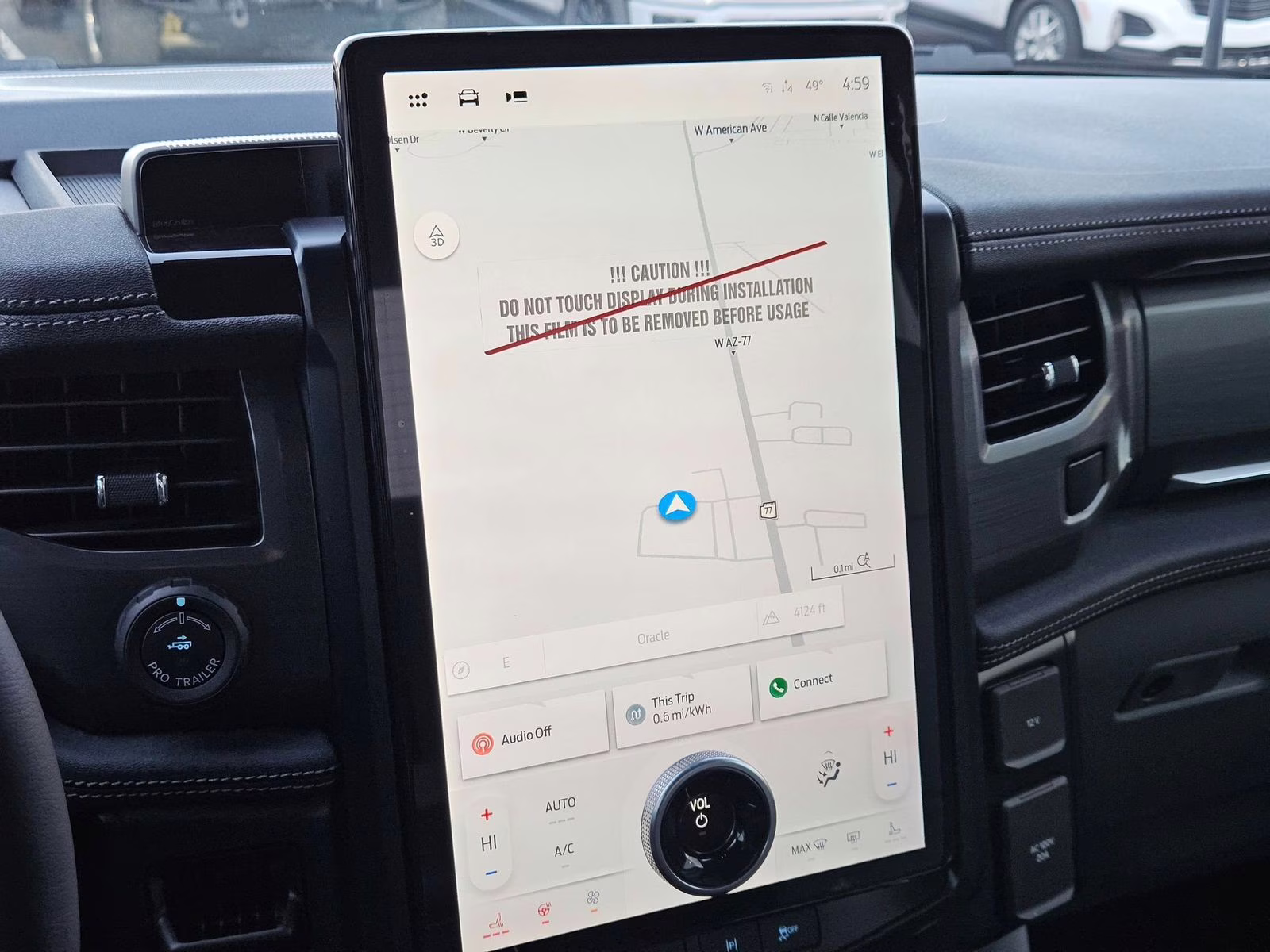 2025 White Metallic Ford F-150 Lightning Flash AWD Truck