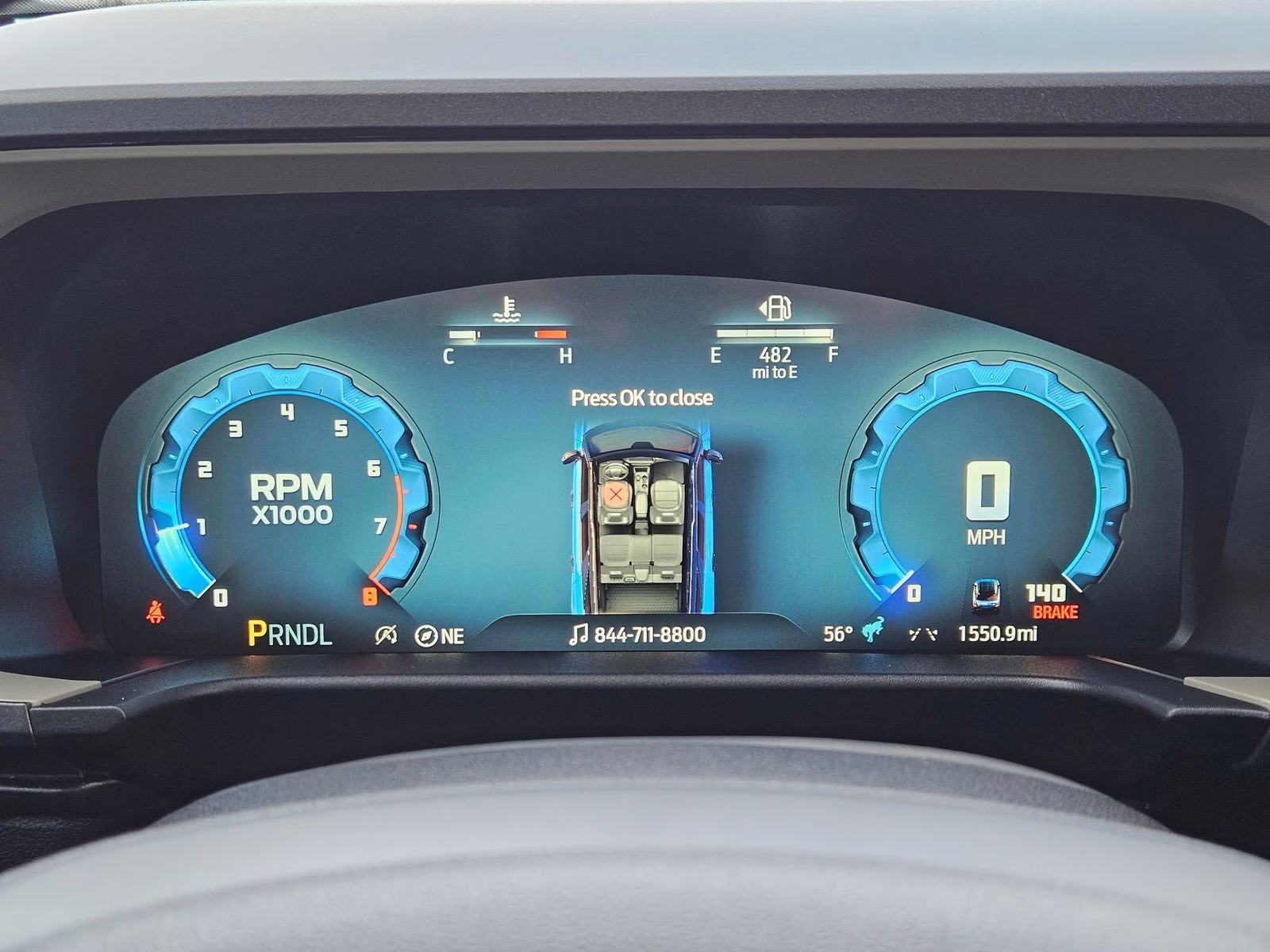 2025 Blue Metallic Ford Bronco Sport Big Bend 4X4 SUV