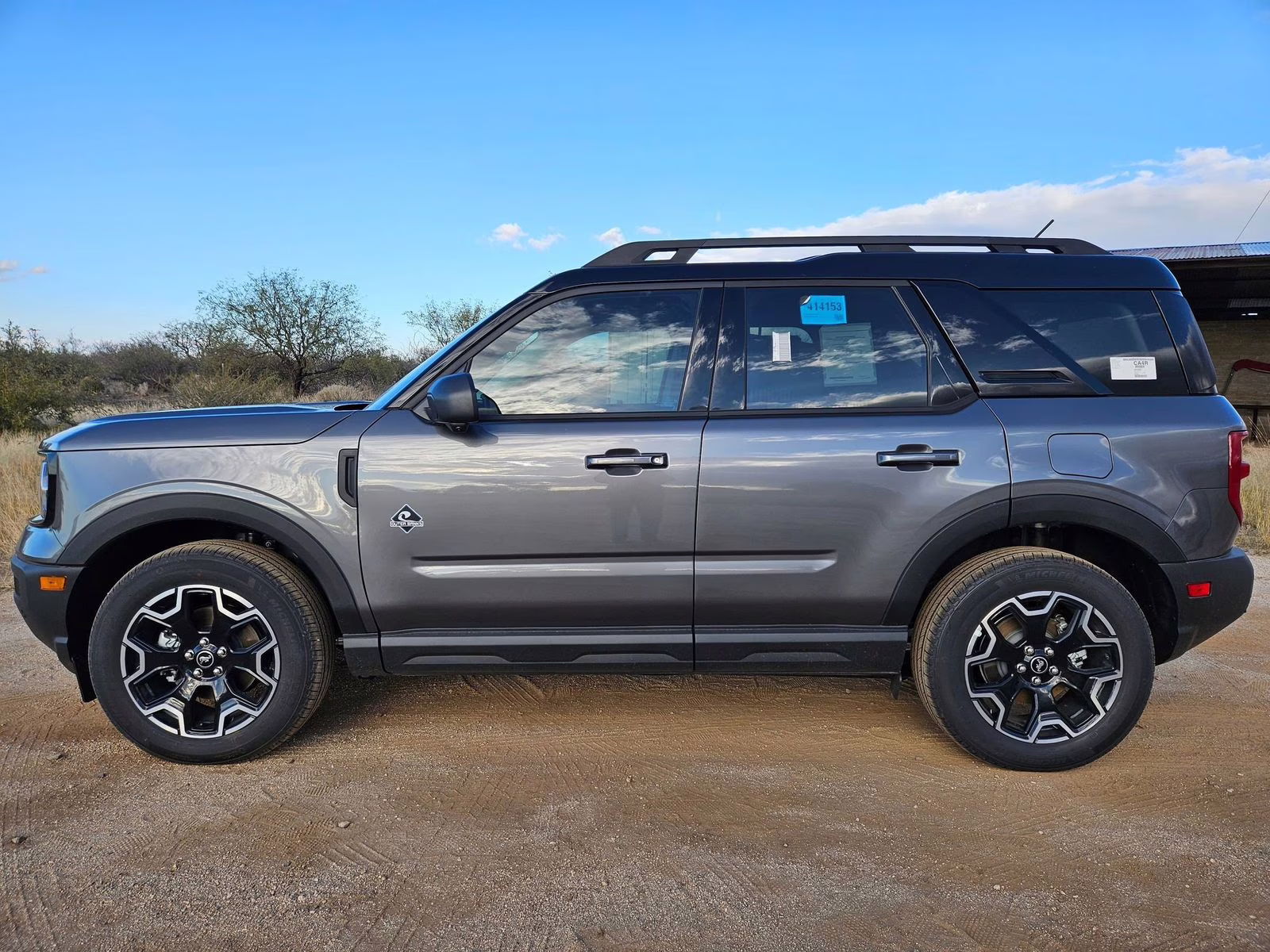 2025 Gray Metallic Ford Bronco Sport Outer Banks 4X4 SUV