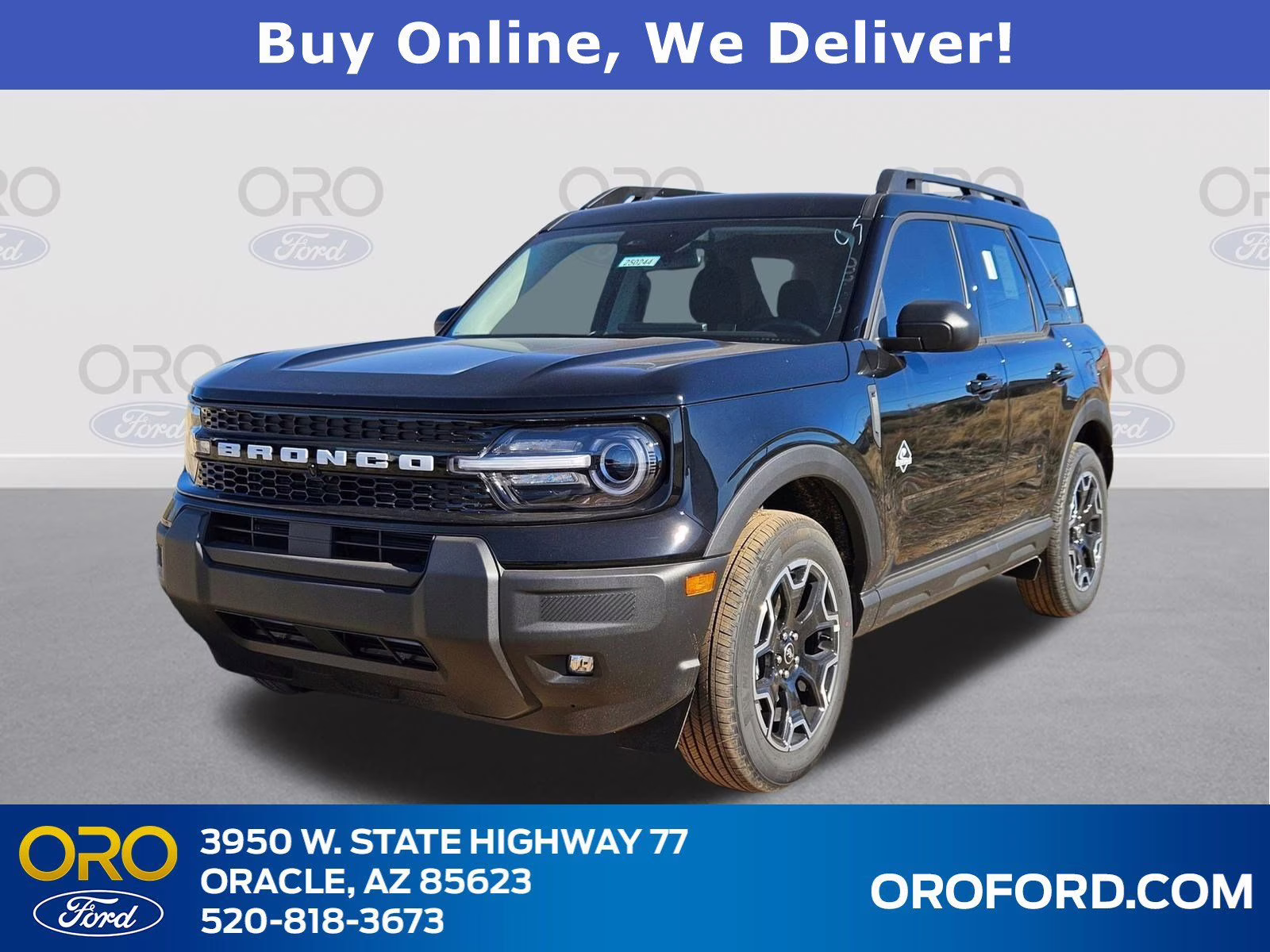 2025 Shadow Black Ford Bronco Sport Outer Banks 4X4 SUV