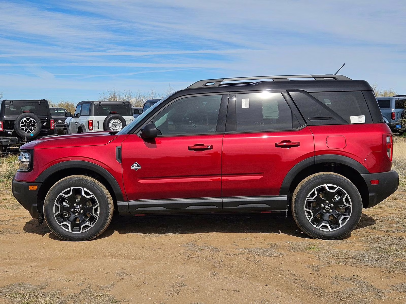 2025 Ruby Red Metallic Ford Bronco Sport Outer Banks 4X4 SUV
