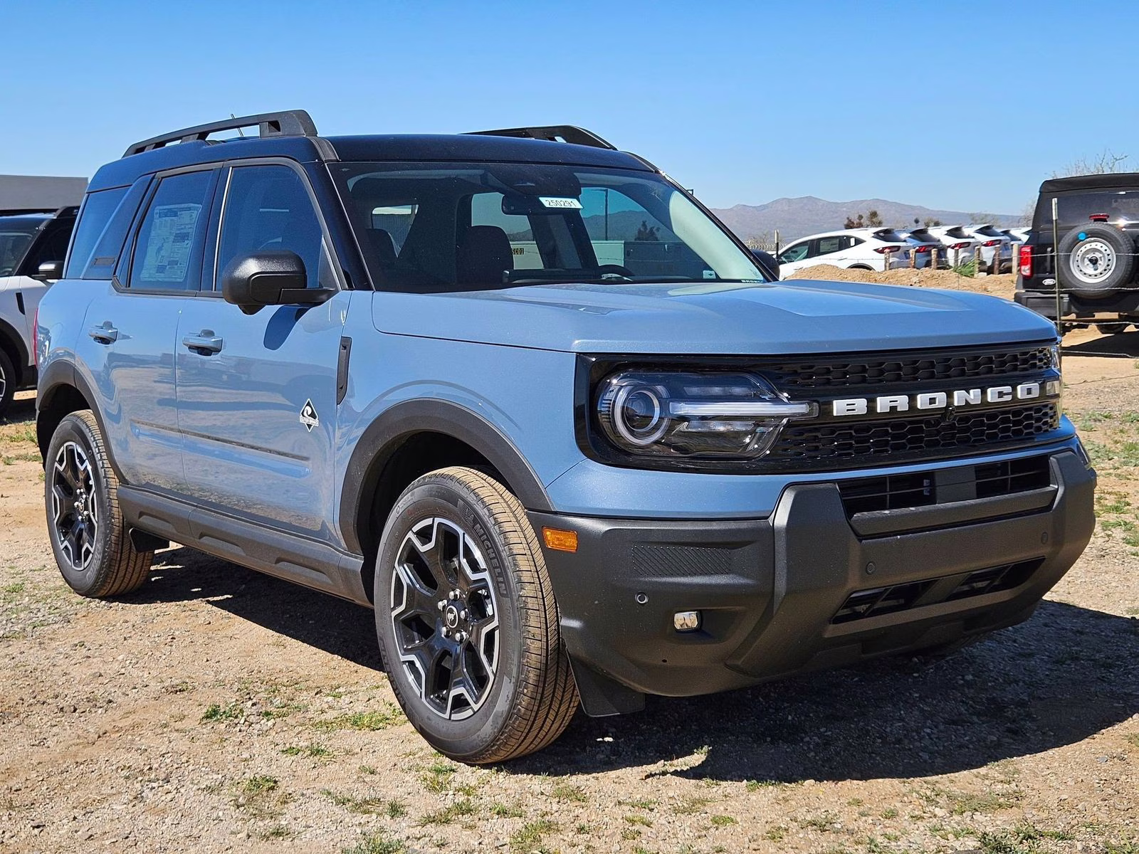 2025 Azure Gray Metallic Ford Bronco Sport Outer Banks 4X4 SUV
