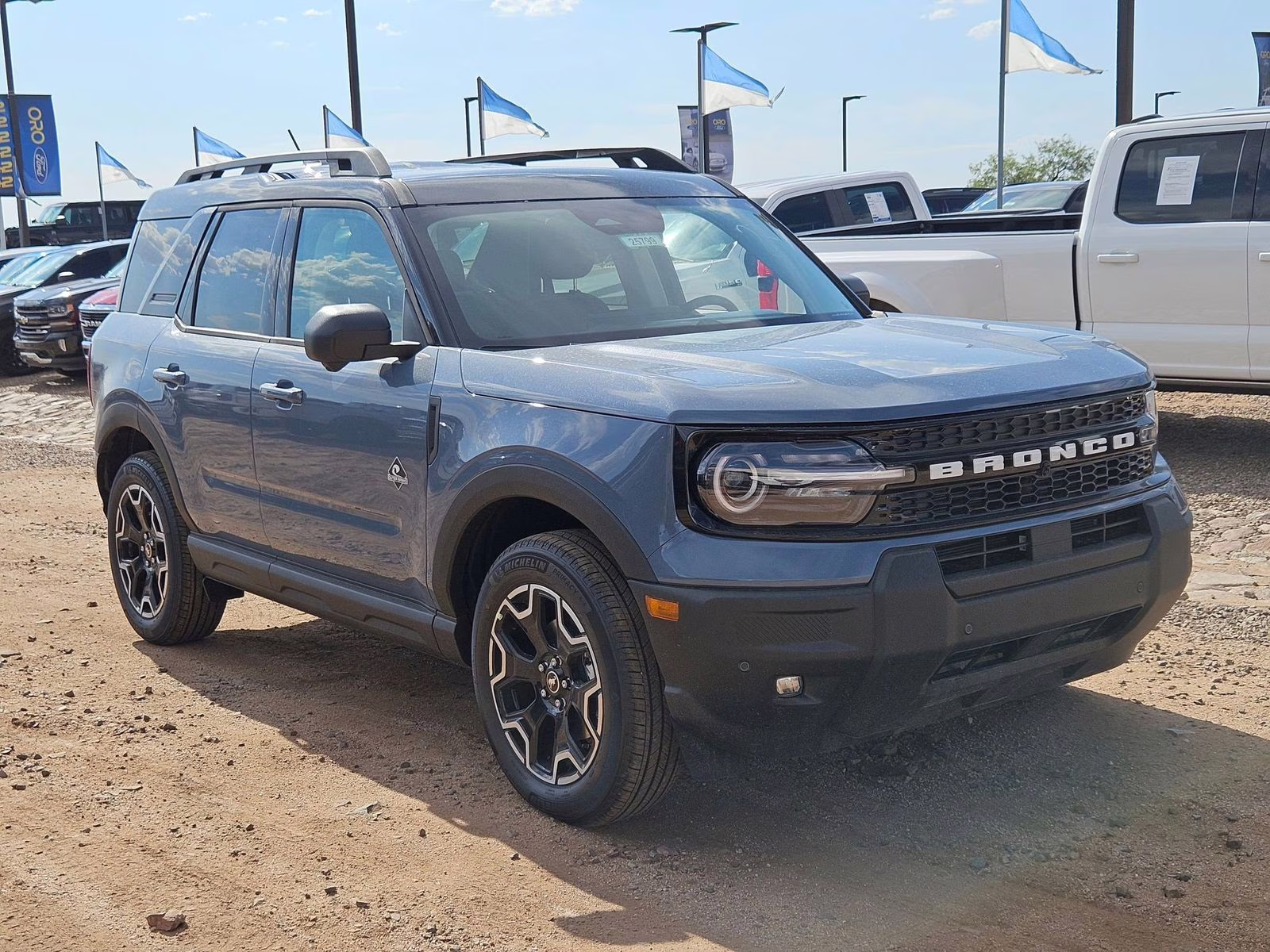 2025 Azure Gray Metallic Ford Bronco Sport Outer Banks 4X4 SUV