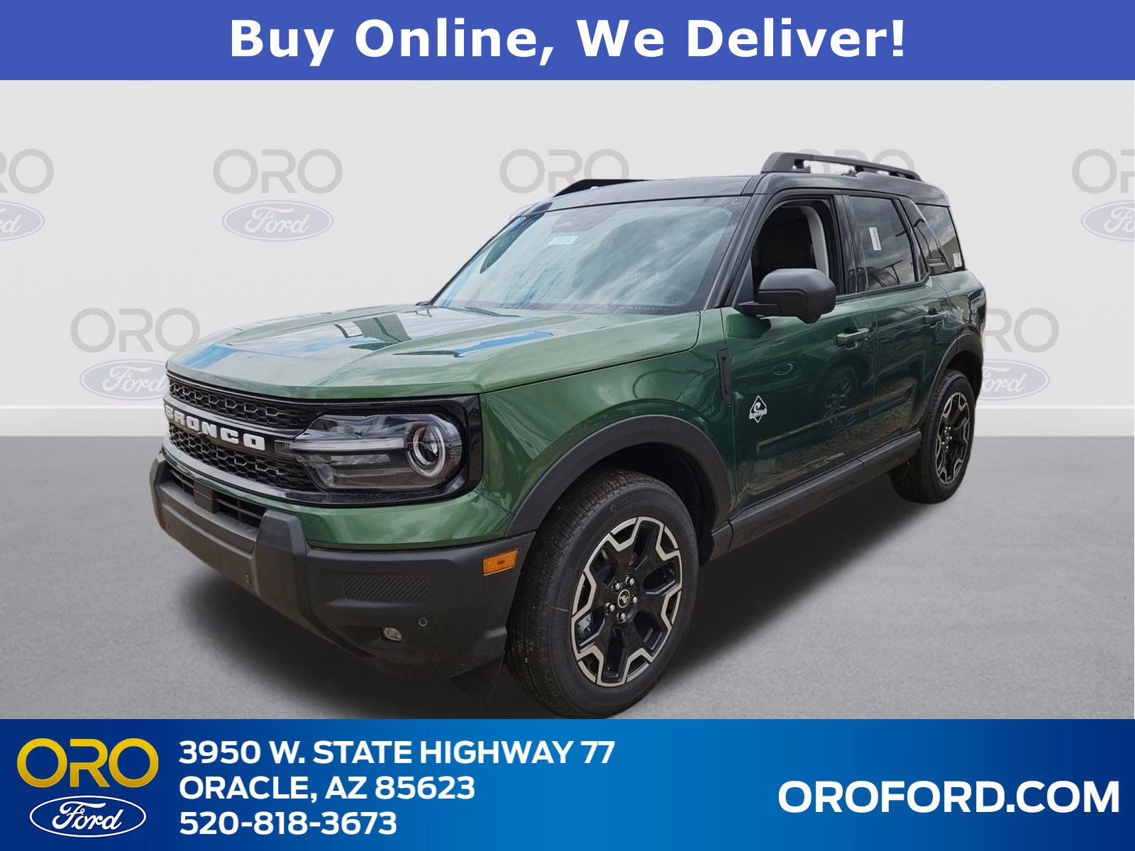 2025 Green Metallic Ford Bronco Sport Outer Banks 4X4 SUV