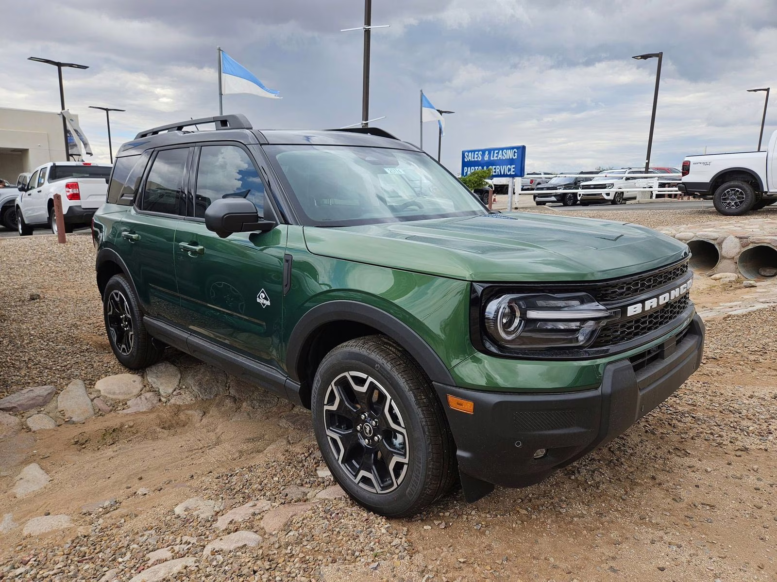 2025 Green Metallic Ford Bronco Sport Outer Banks 4X4 SUV