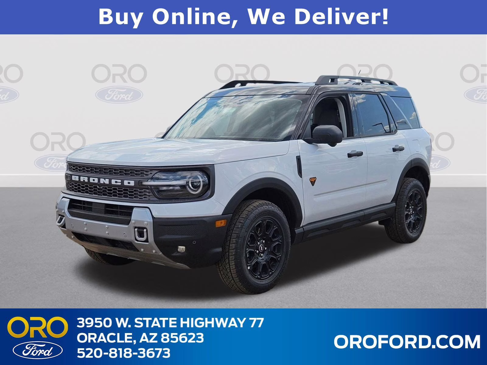 2025 Oxford White Ford Bronco Sport Badlands 4X4 SUV