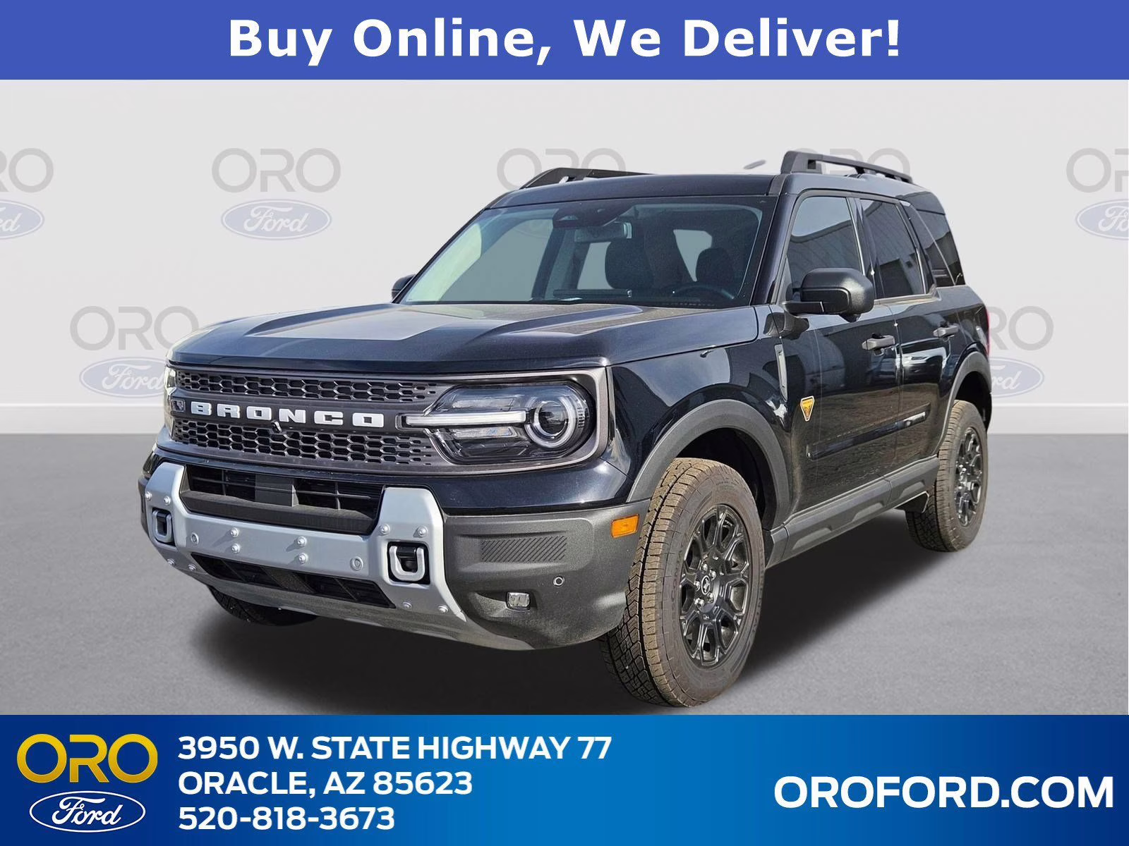 2025 Shadow Black Ford Bronco Sport Badlands 4X4 SUV