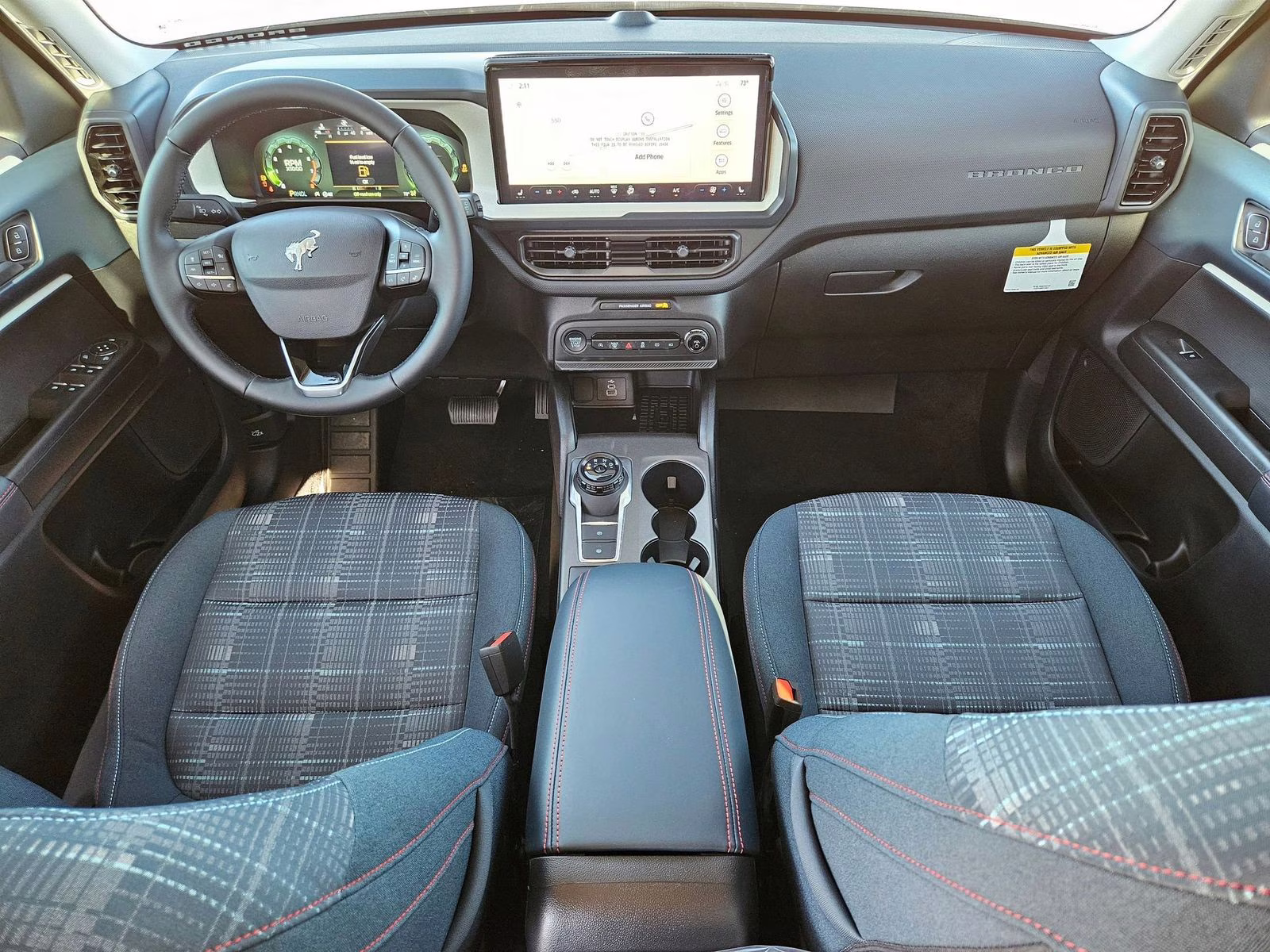 2025 Azure Gray Metallic Ford Bronco Sport Heritage 4X4 SUV