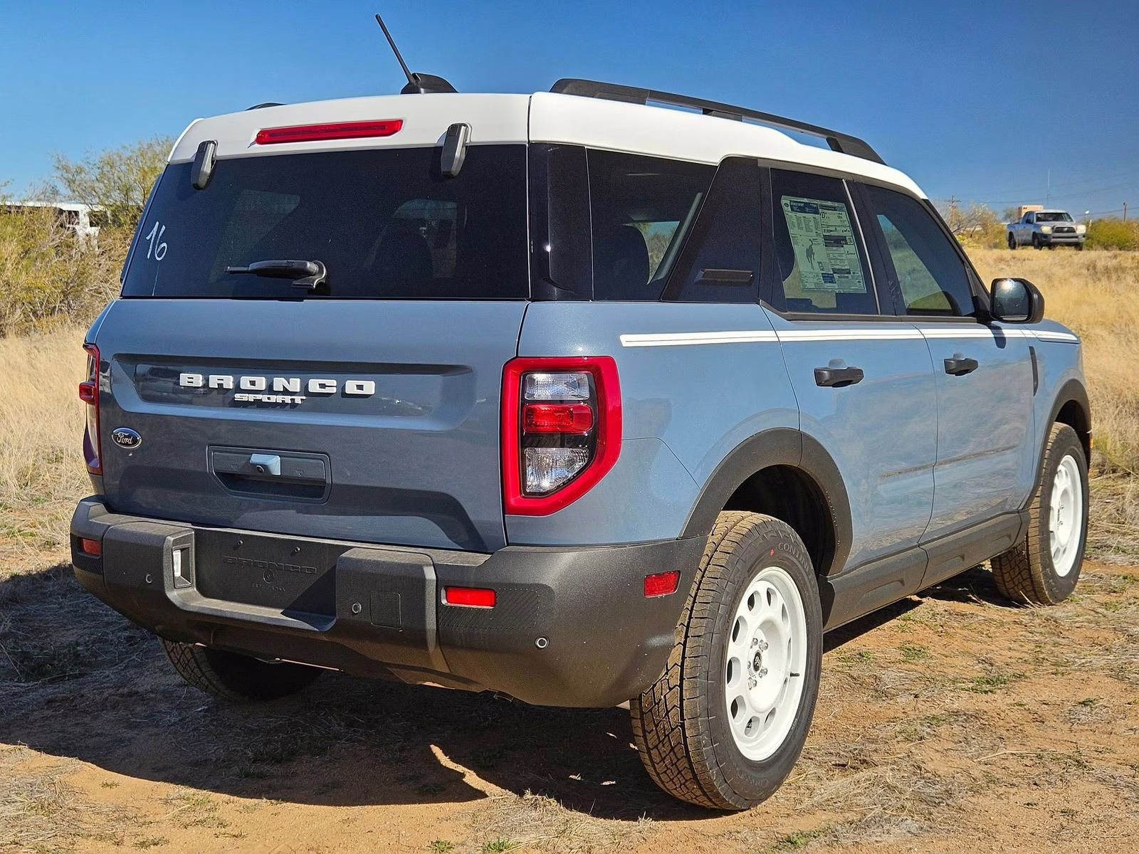 2025 Azure Gray Metallic Ford Bronco Sport Heritage 4X4 SUV
