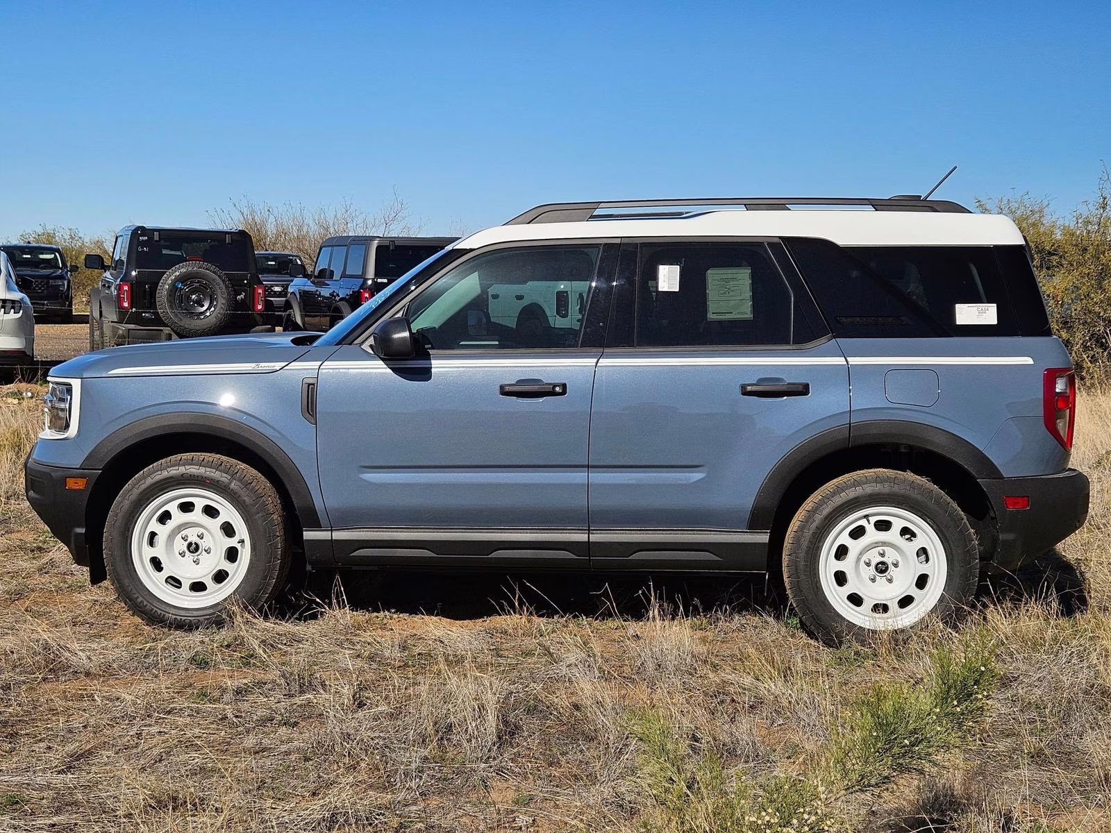 2025 Azure Gray Metallic Ford Bronco Sport Heritage 4X4 SUV
