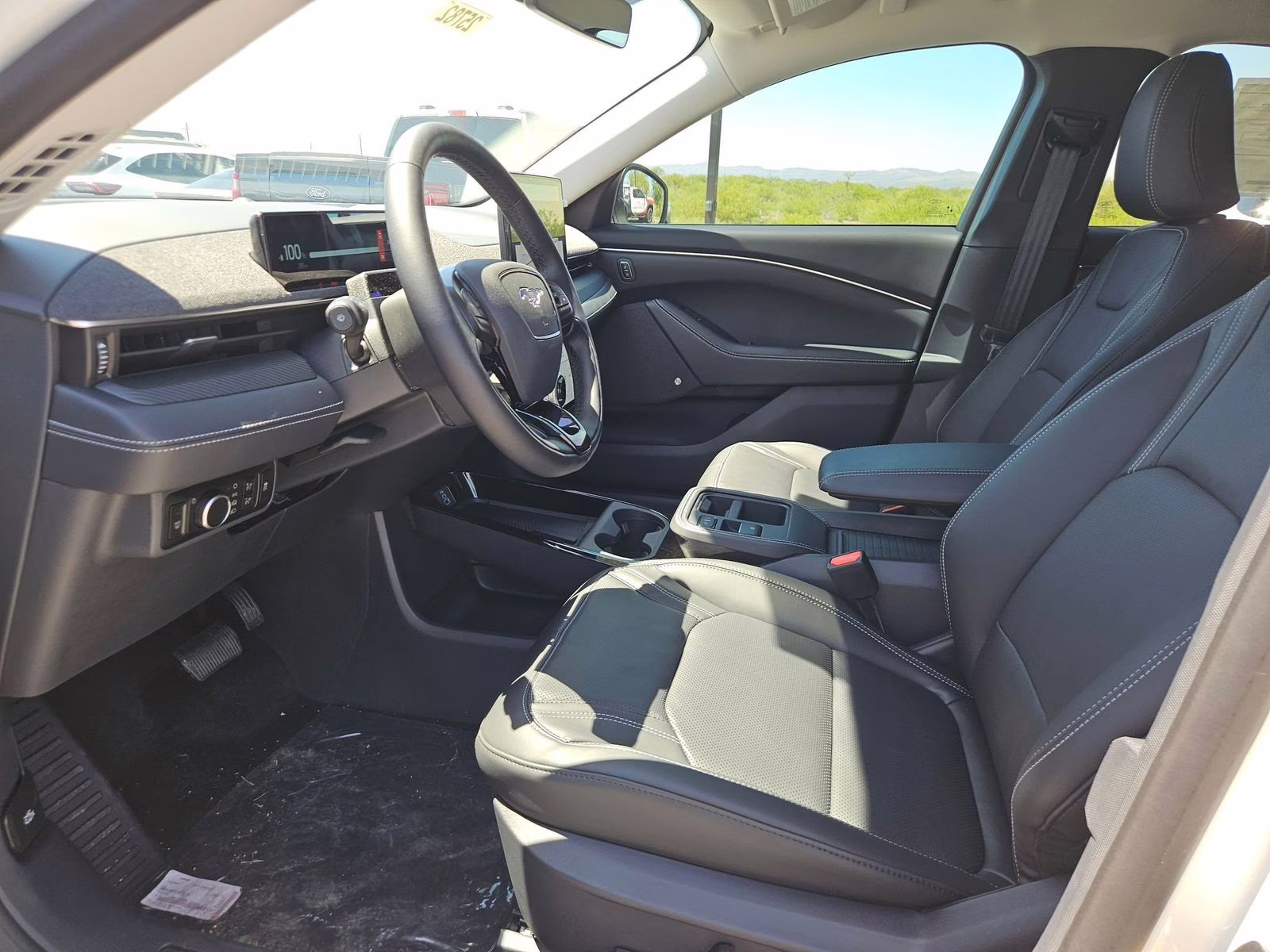 2025 White Metallic Ford Mustang Mach-E Premium RWD SUV