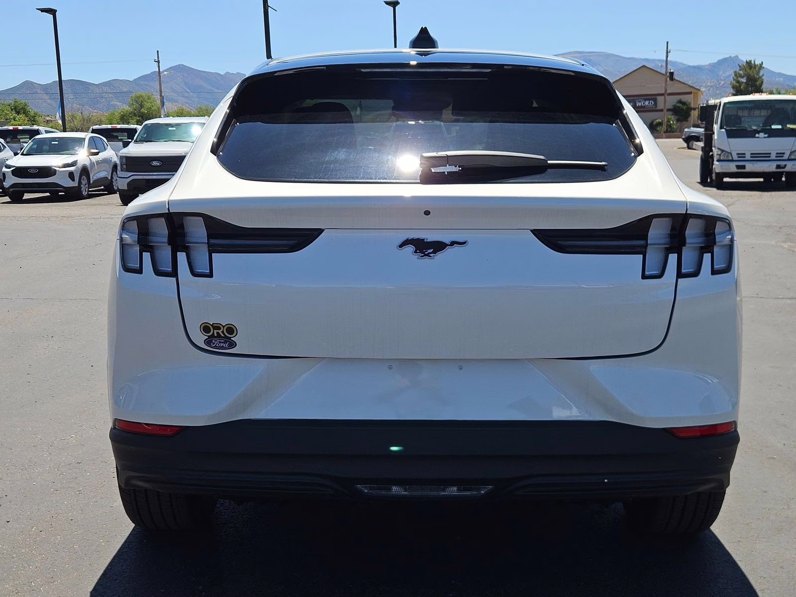 2025 White Metallic Ford Mustang Mach-E Premium RWD SUV