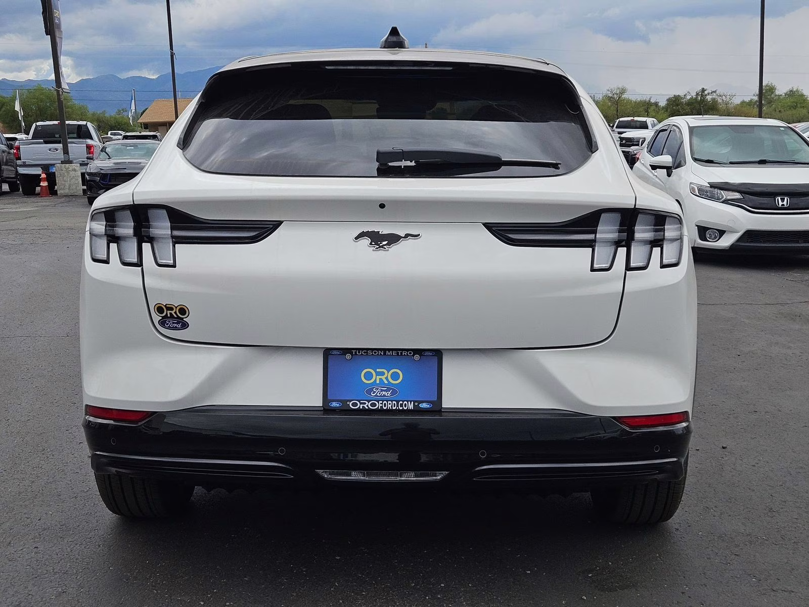 2025 White Metallic Ford Mustang Mach-E Premium AWD SUV