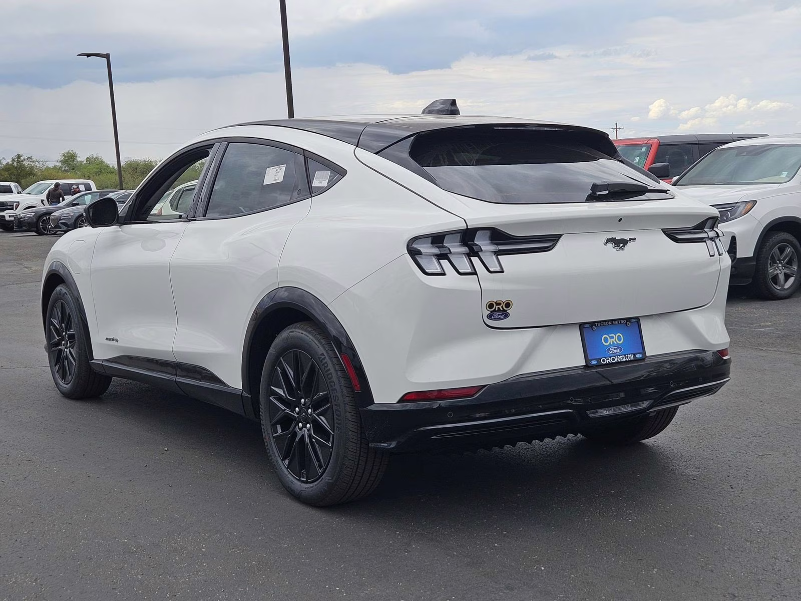 2025 White Metallic Ford Mustang Mach-E Premium AWD SUV