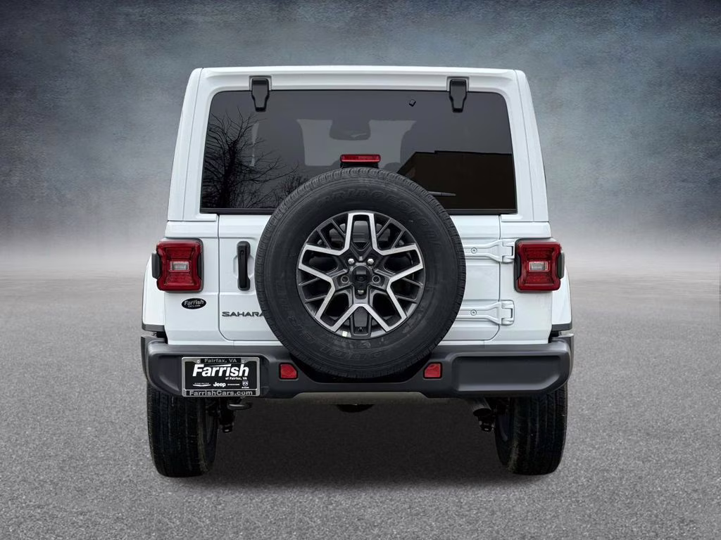 2026 Bright White Clearcoat Jeep Wrangler Sahara 4X4 SUV