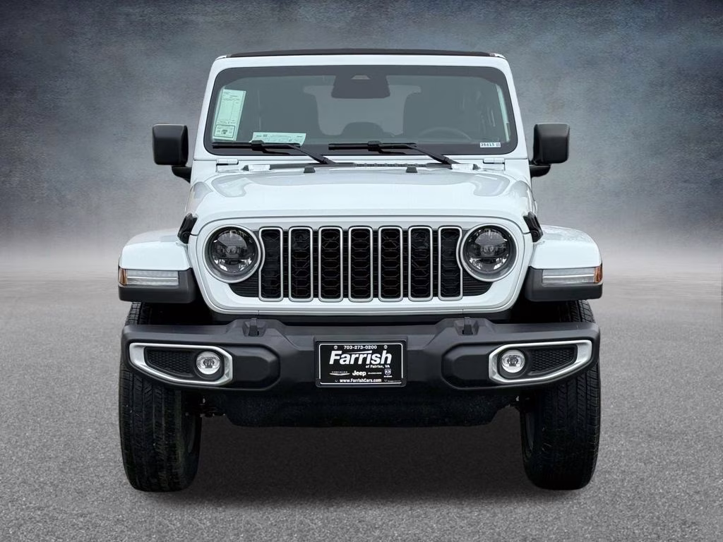 2026 Bright White Clearcoat Jeep Wrangler Sahara 4X4 SUV