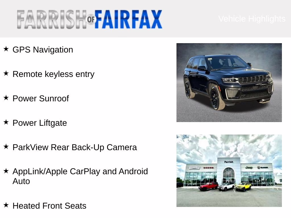 2026 Diamond Black Crystal Pearlcoat Jeep Grand Cherokee Laredo 4X4 SUV