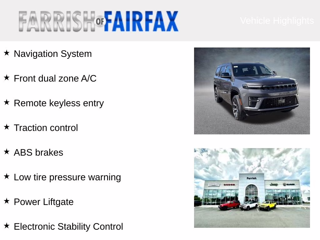 2026 Baltic Gray Metallic Clearcoat Jeep Grand Wagoneer Limited Altitude 4X4 SUV