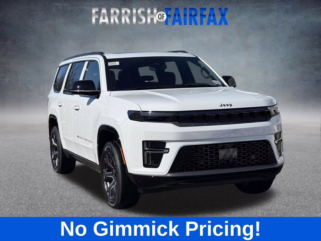 2026 Bright White Clearcoat Jeep Grand Wagoneer Limited Altitude 4X4 SUV