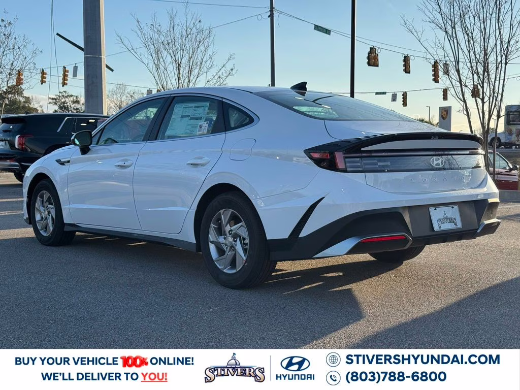 2026 Serenity White Hyundai Sonata SE FWD Sedan