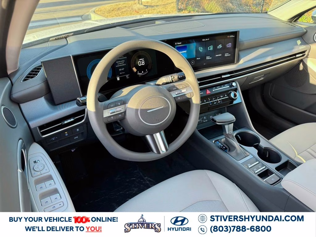 2026 Serenity White Hyundai Sonata SE FWD Sedan