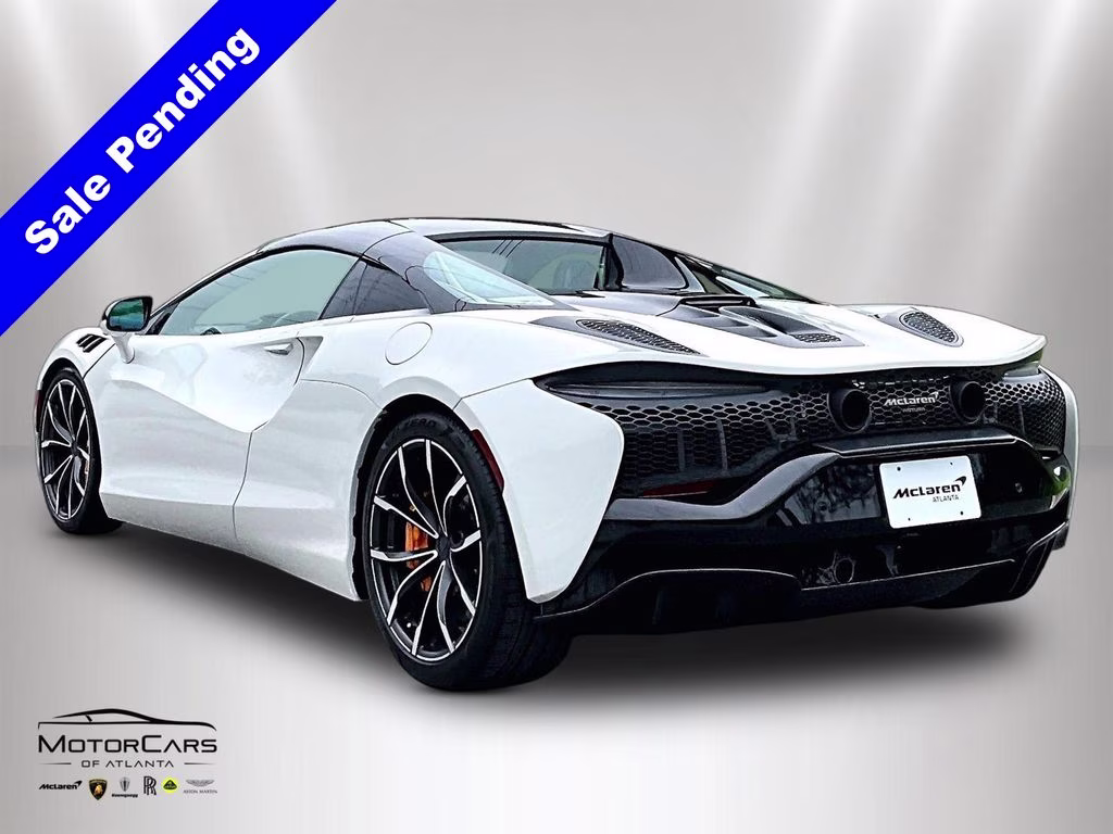 2025 White McLaren Artura Carbon Fiber Exterior Pack RWD Convertible