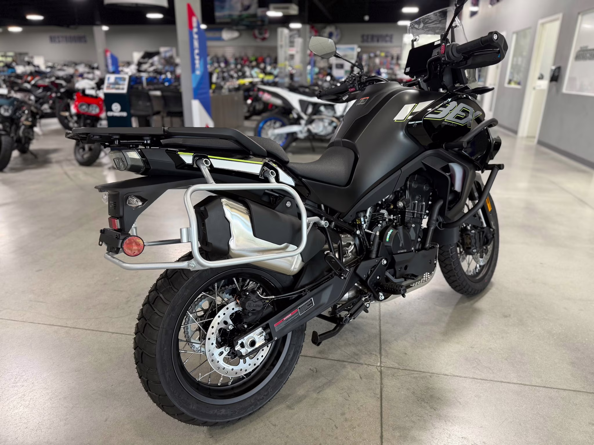 2026 BLK CFMOTO IBEX 800 800 E Motorcycle