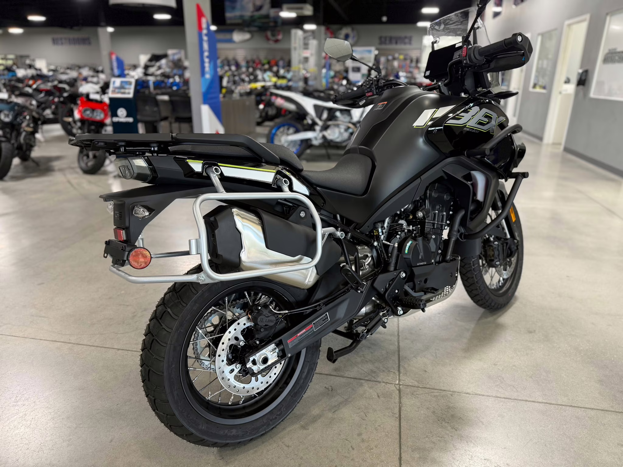 2026 BLK CFMOTO IBEX 800 800 E Motorcycle