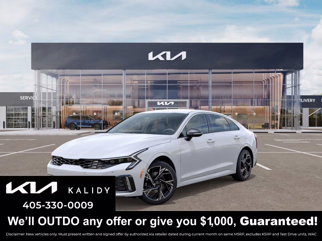 2026 Snow White Pearl Kia K5 GT-Line FWD Sedan